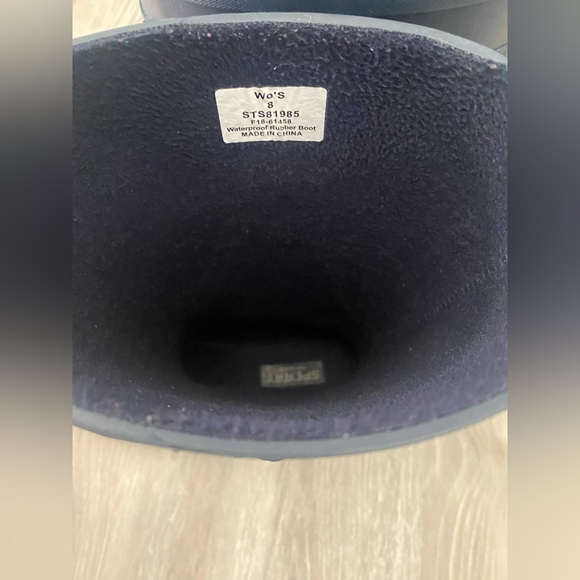 Christmas Sale!!!! SPERRY Waterproof Rubber Boot Woman - Picture 10 of 11